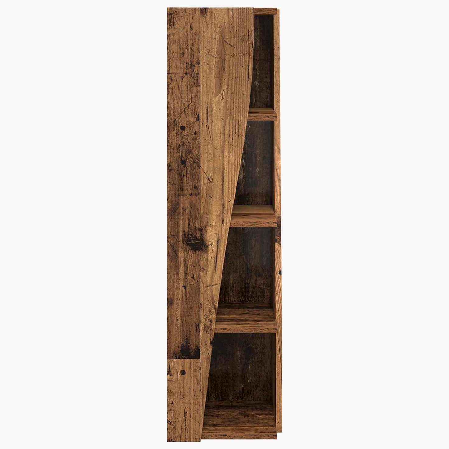 vidaXL Corner Cabinet Old Wood 27.5x27x102cm Engineered Wood