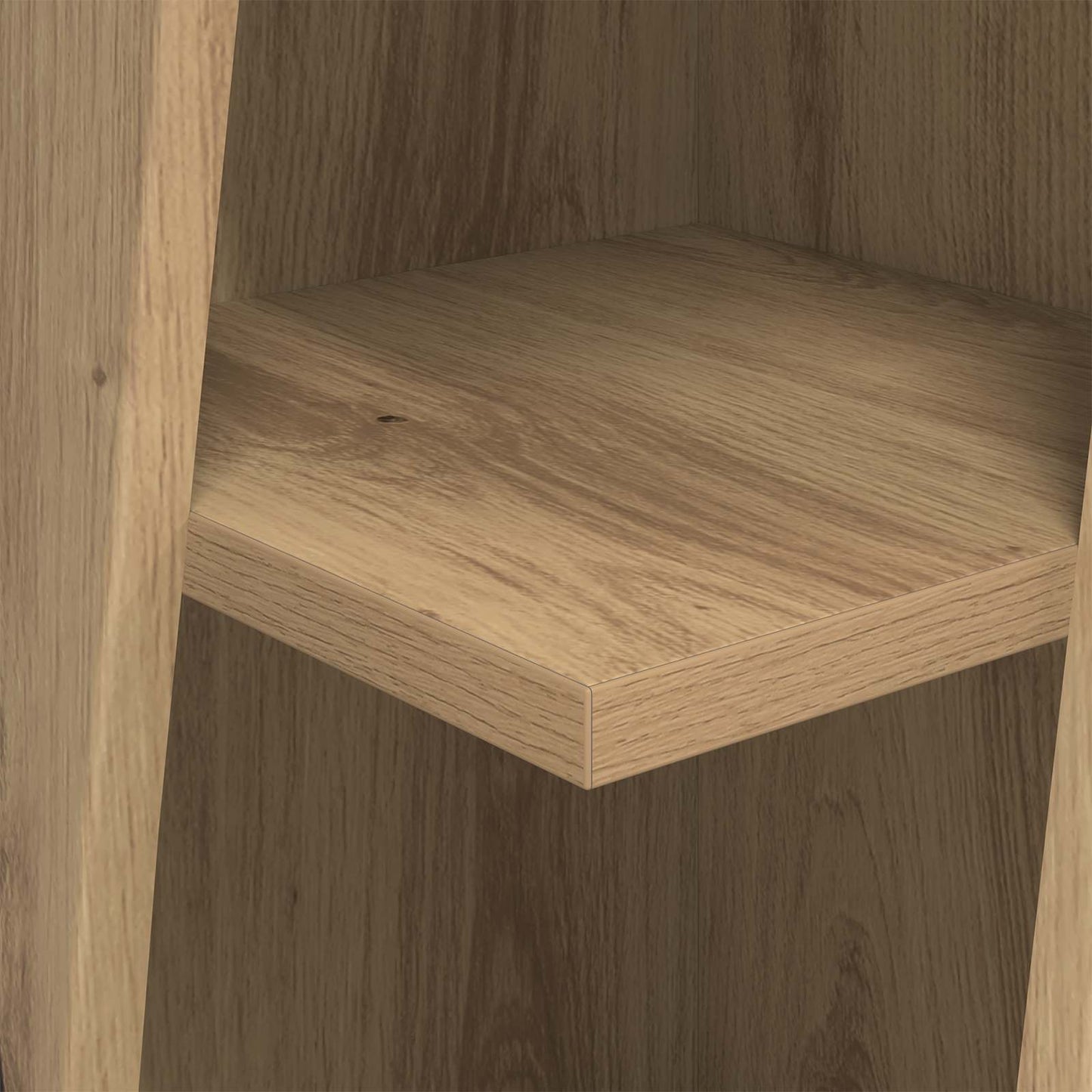 vidaXL Corner Cabinet 27.5x27x102cm Engineered Wood Artisan Oak