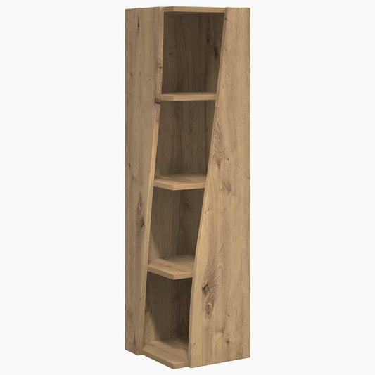 vidaXL Corner Cabinet 27.5x27x102cm Engineered Wood Artisan Oak