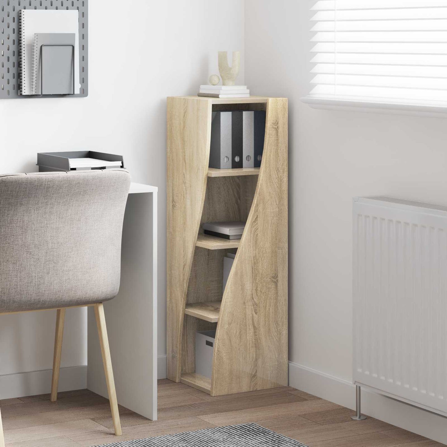 vidaXL Corner Cabinet Sonoma Oak 32x32x102cm Engineered Wood