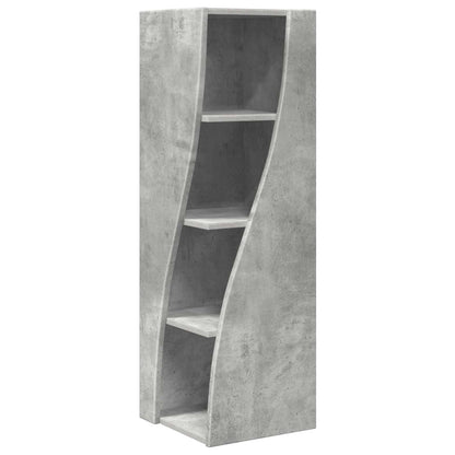 vidaXL Corner Cabinet Concrete Grey 32x32x102cm Engineered Wood