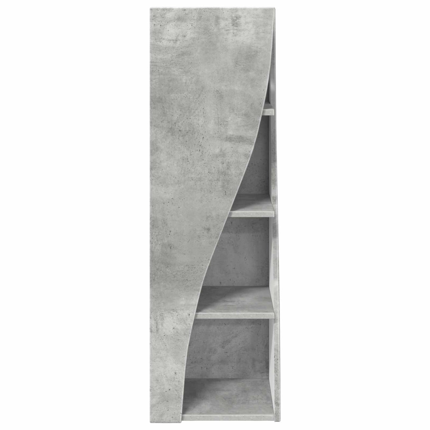 vidaXL Corner Cabinet Concrete Grey 32x32x102cm Engineered Wood