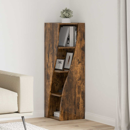 vidaXL Corner Cabinet 32x32x102cm Engineered Wood Smoked Oak