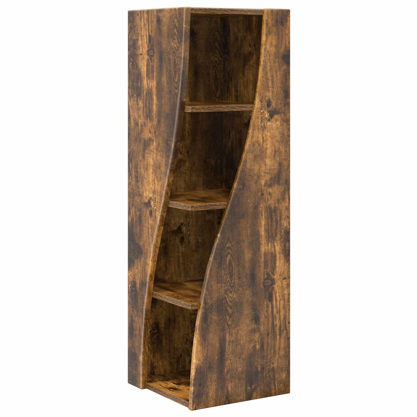 vidaXL Corner Cabinet Smoked Oak 32x32x102cm Engineered Wood