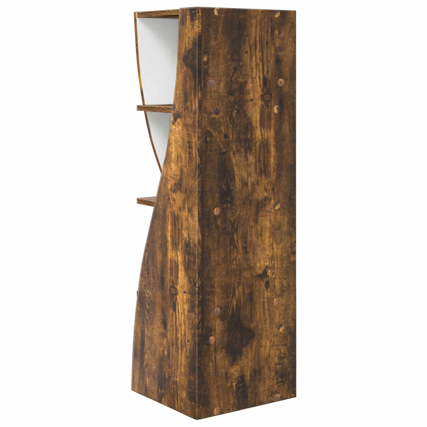 vidaXL Corner Cabinet Smoked Oak 32x32x102cm Engineered Wood