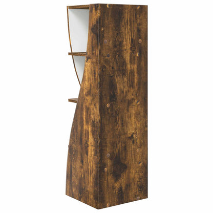 vidaXL Corner Cabinet Smoked Oak 32x32x102cm Engineered Wood