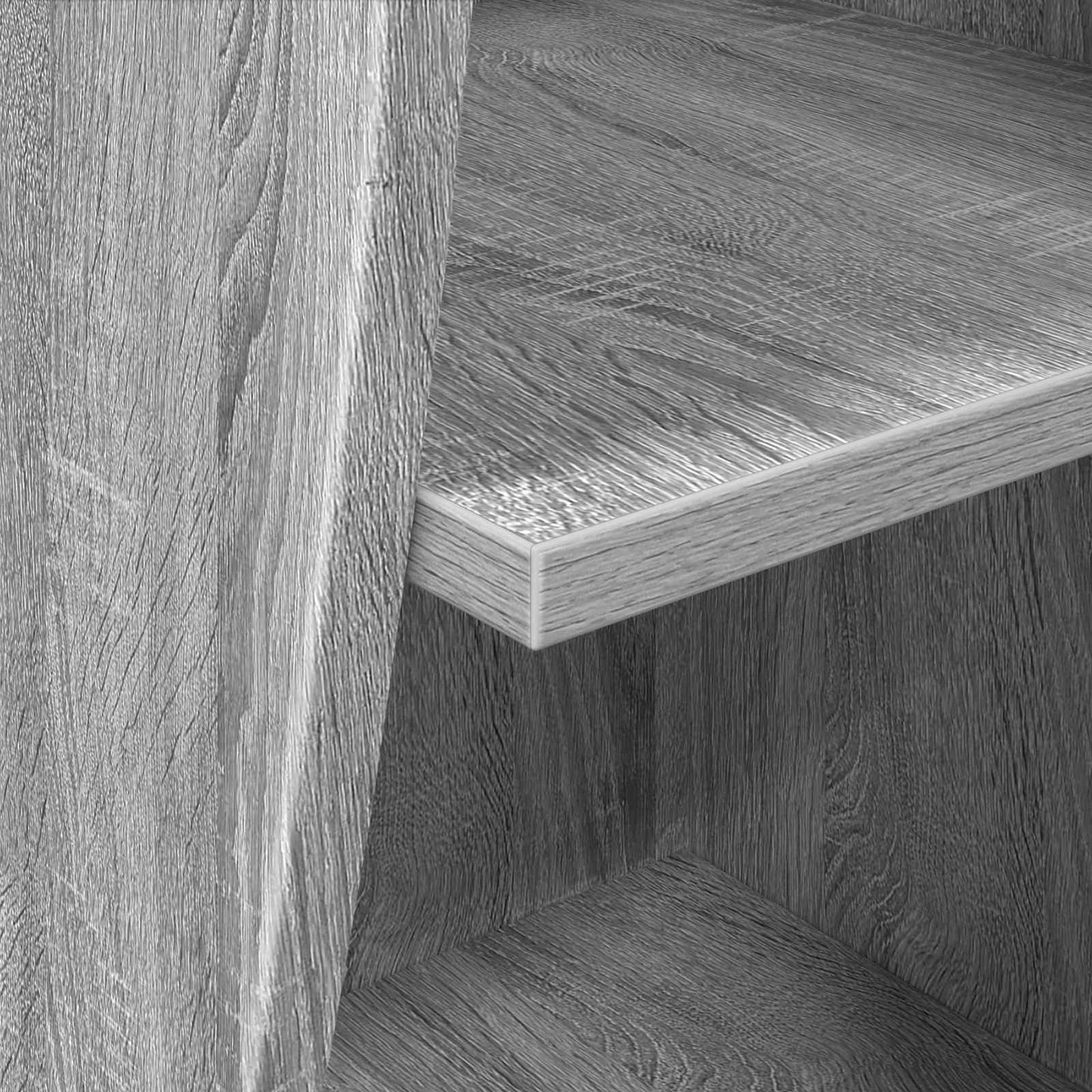 vidaXL Corner Cabinet Grey Sonoma 32x32x102cm Engineered Wood