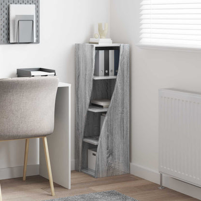 vidaXL Corner Cabinet Grey Sonoma 32x32x102cm Engineered Wood