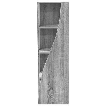vidaXL Corner Cabinet Grey Sonoma 32x32x102cm Engineered Wood