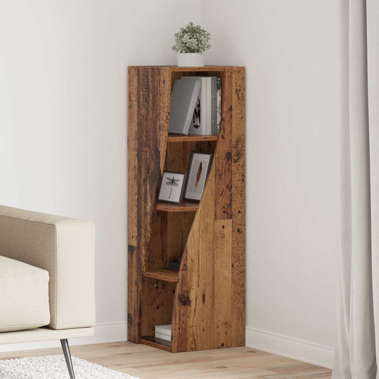 vidaXL Corner Cabinet 32x32x102cm Engineered Wood Old Wood