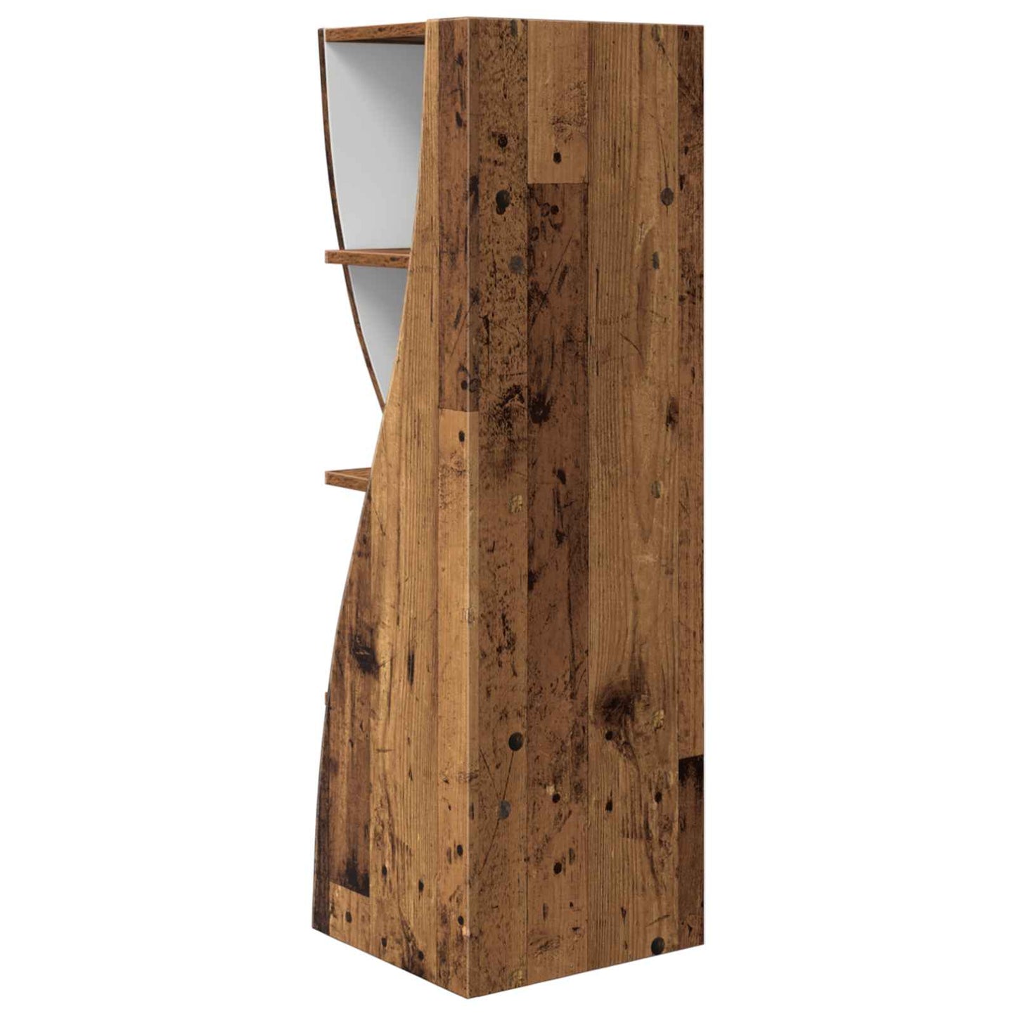 vidaXL Corner Cabinet Old Wood 32x32x102cm Engineered Wood