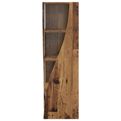 vidaXL Corner Cabinet Old Wood 32x32x102cm Engineered Wood