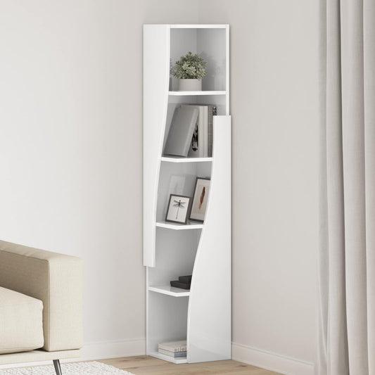 vidaXL Corner Cabinet 27.5x27x140cm Engineered Wood