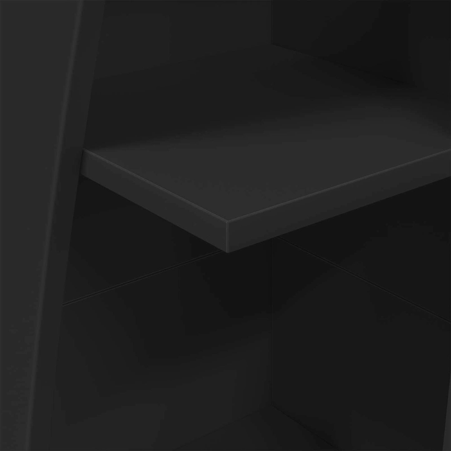 vidaXL Corner Cabinet 27.5x27x140cm Engineered Wood Black