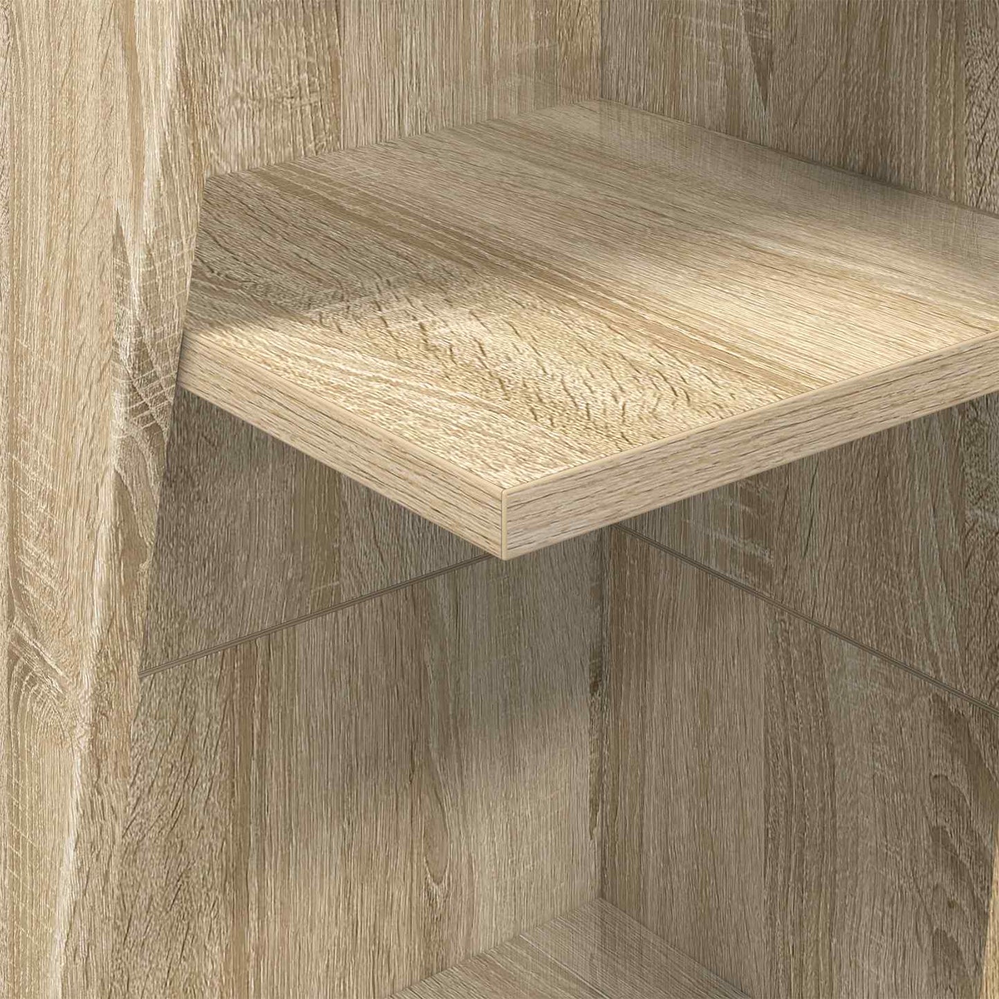 vidaXL Corner Cabinet 27.5x27x140cm Engineered Wood Sonoma Oak