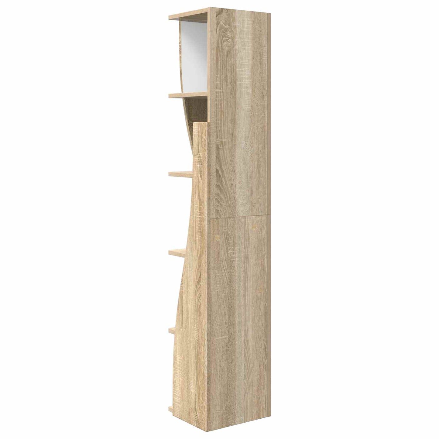 vidaXL Corner Cabinet 27.5x27x140cm Engineered Wood Sonoma Oak