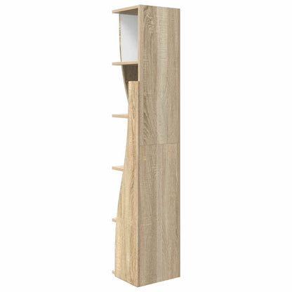 vidaXL Corner Cabinet 27.5x27x140cm Engineered Wood Sonoma Oak