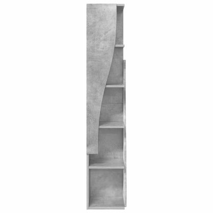 vidaXL Corner Cabinet 27.5x27x140cm Engineered Wood Concrete Grey