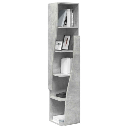 vidaXL Corner Cabinet 27.5x27x140cm Engineered Wood Concrete Grey