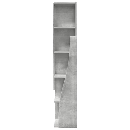 vidaXL Corner Cabinet 27.5x27x140cm Engineered Wood Concrete Grey