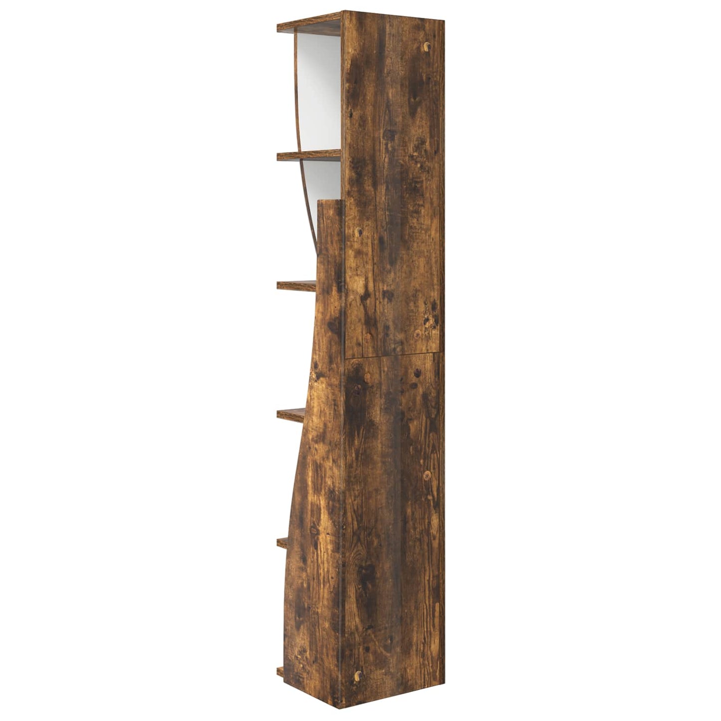 vidaXL Corner Cabinet 27.5x27x140cm Engineered Wood Smoked Oak