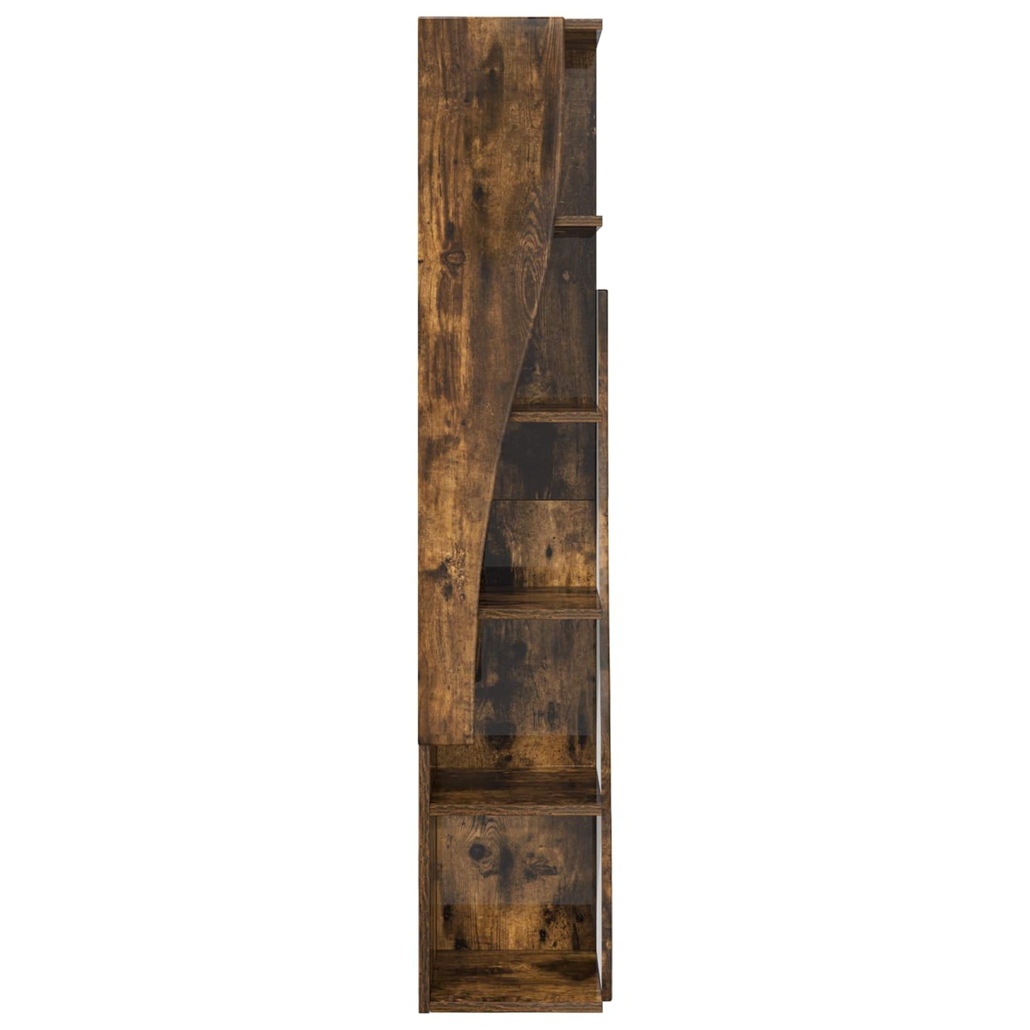 vidaXL Corner Cabinet 27.5x27x140cm Engineered Wood Smoked Oak