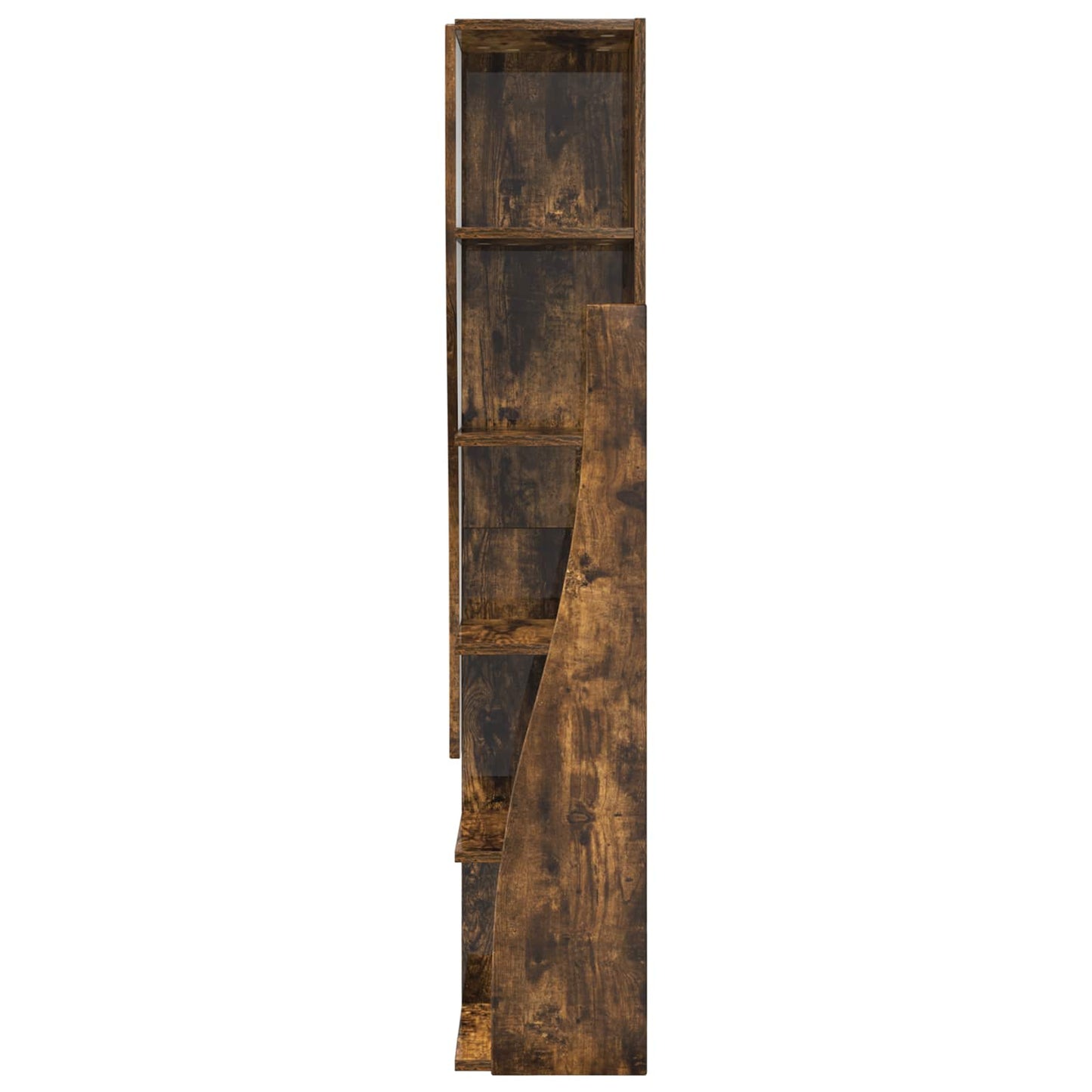 vidaXL Corner Cabinet 27.5x27x140cm Engineered Wood Smoked Oak
