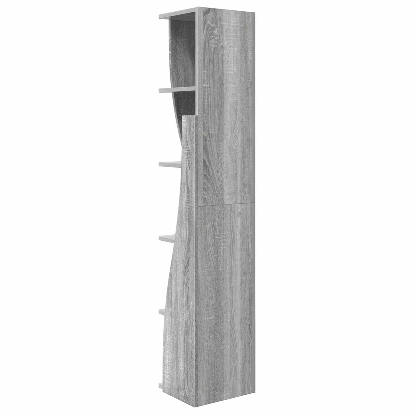 vidaXL Corner Cabinet 27.5x27x140cm Engineered Wood Grey Sonoma