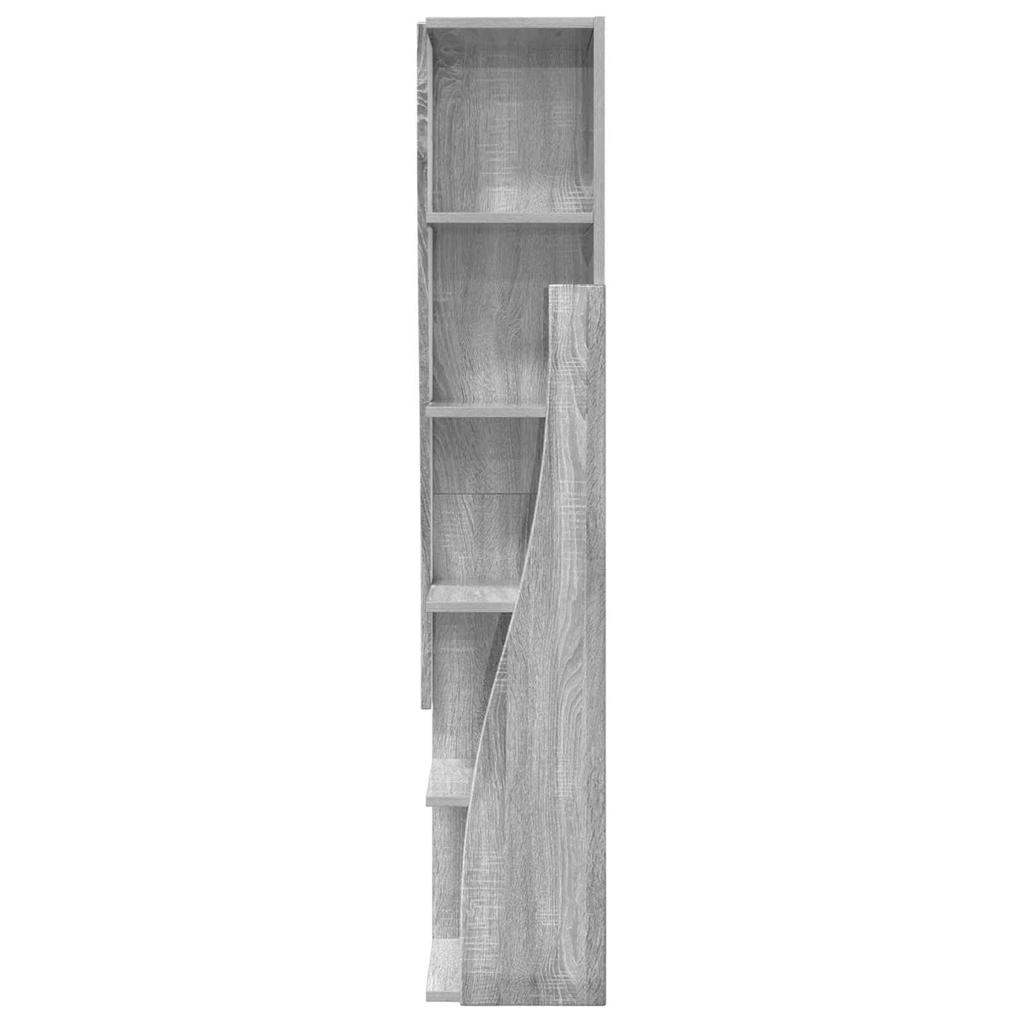 vidaXL Corner Cabinet 27.5x27x140cm Engineered Wood Grey Sonoma