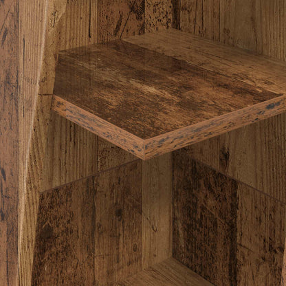 vidaXL Corner Cabinet 27.5x27x140cm Engineered Wood Old Wood