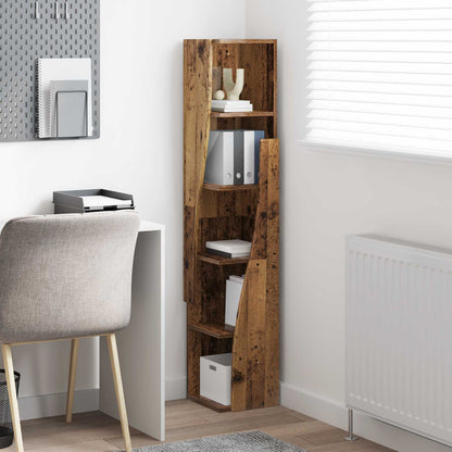 vidaXL Corner Cabinet 27.5x27x140cm Engineered Wood Old Wood