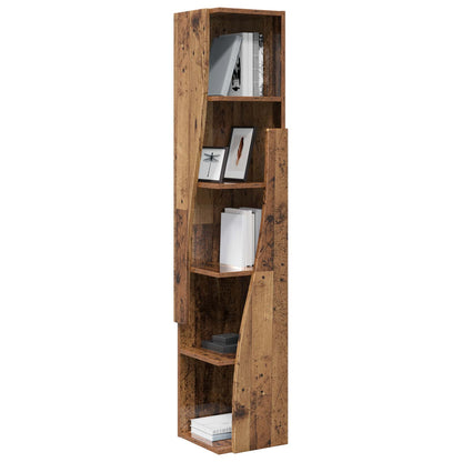 vidaXL Corner Cabinet 27.5x27x140cm Engineered Wood Old Wood