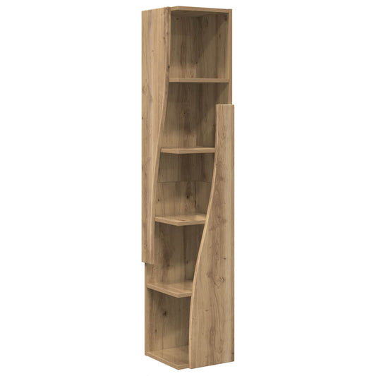 vidaXL Corner Cabinet 27.5x27x140cm Engineered Wood Artisan Oak
