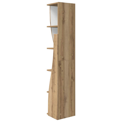 vidaXL Corner Cabinet 27.5x27x140cm Engineered Wood Artisan Oak