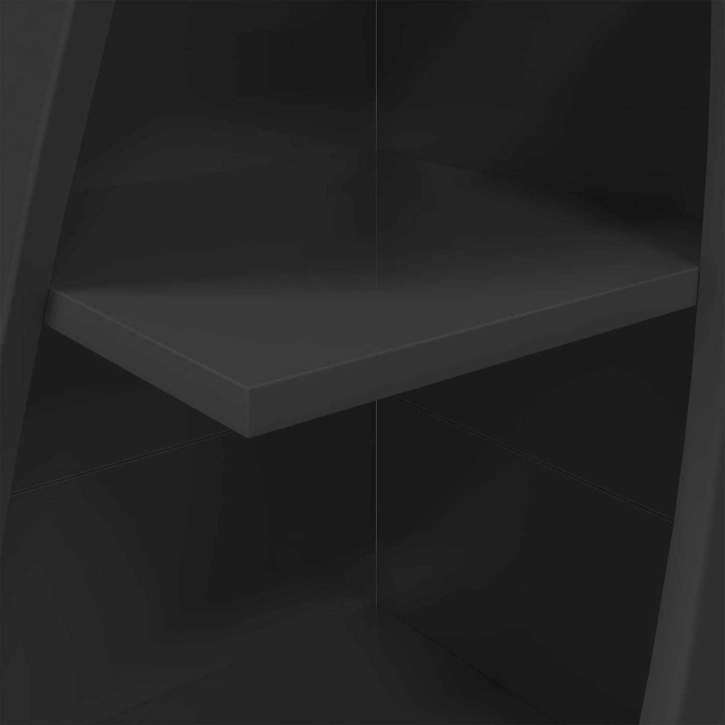 vidaXL Corner Cabinet 32x32x140cm Engineered Wood Black