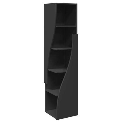 vidaXL Corner Cabinet 32x32x140cm Engineered Wood Black