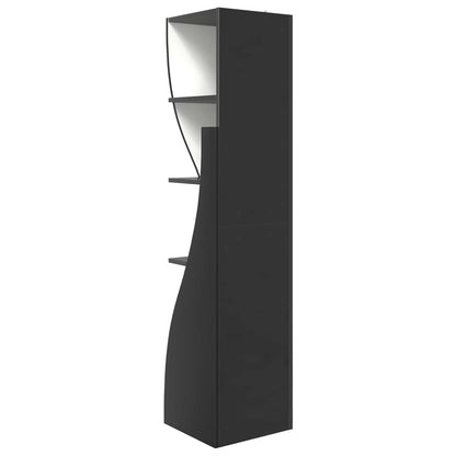 vidaXL Corner Cabinet 32x32x140cm Engineered Wood Black