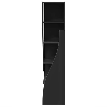 vidaXL Corner Cabinet 32x32x140cm Engineered Wood Black