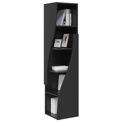 vidaXL Corner Cabinet 32x32x140cm Engineered Wood Black