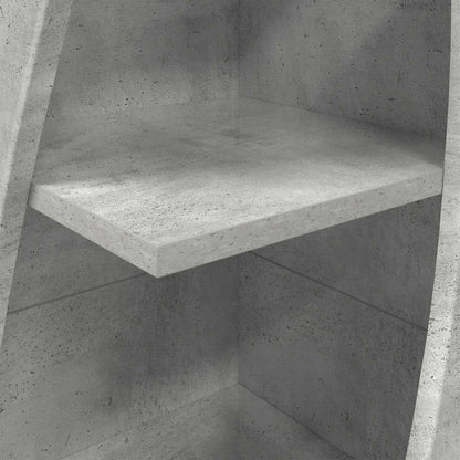 vidaXL Corner Cabinet 32x32x140cm Engineered Wood Concrete Grey