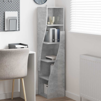 vidaXL Corner Cabinet 32x32x140cm Engineered Wood Concrete Grey