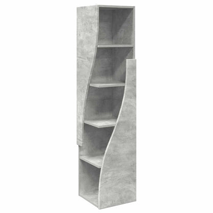 vidaXL Corner Cabinet 32x32x140cm Engineered Wood Concrete Grey
