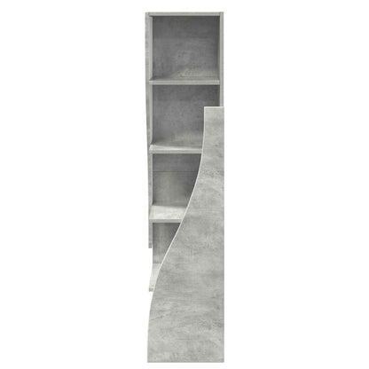 vidaXL Corner Cabinet 32x32x140cm Engineered Wood Concrete Grey