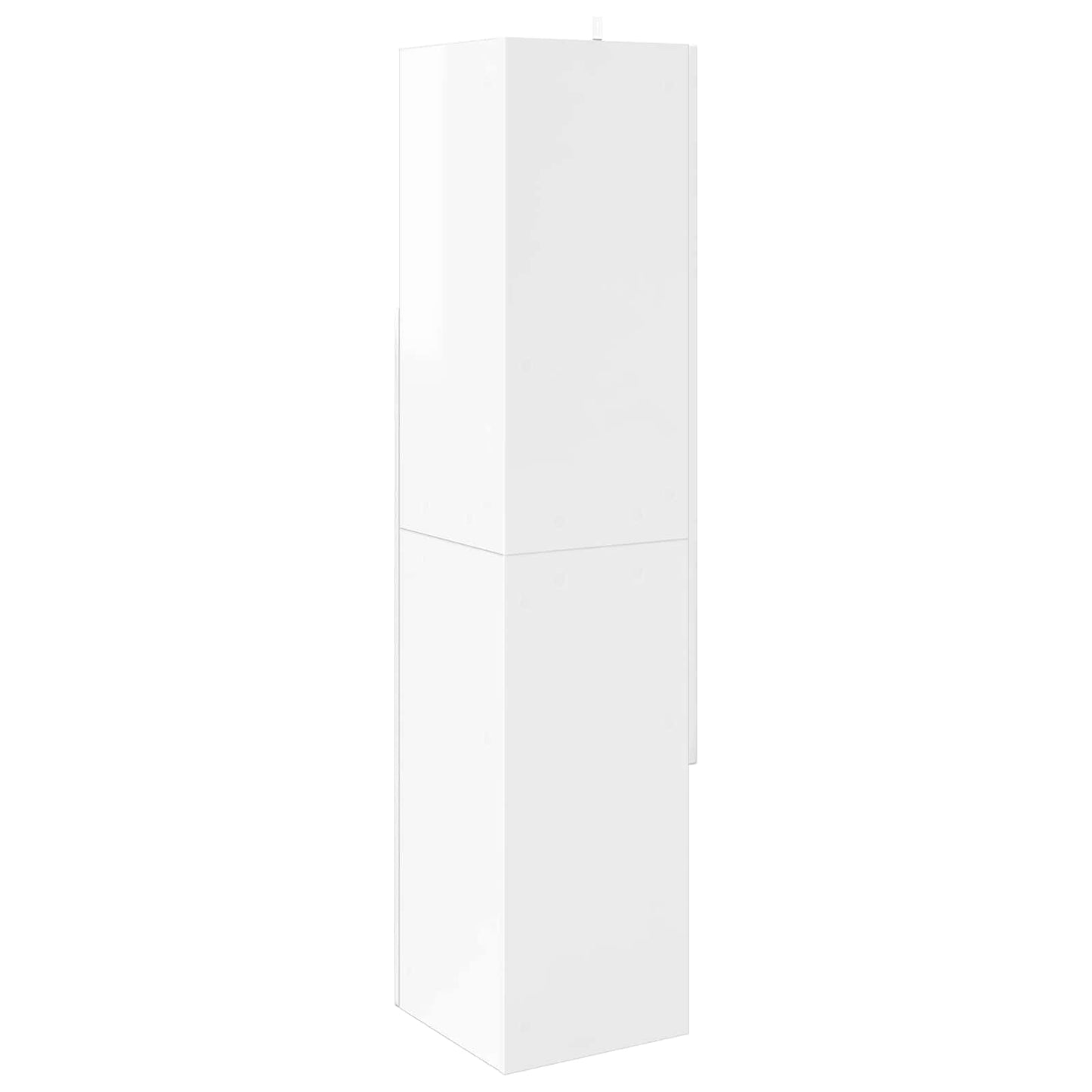 vidaXL Corner Cabinet 32x32x140cm Engineered Wood High Gloss White