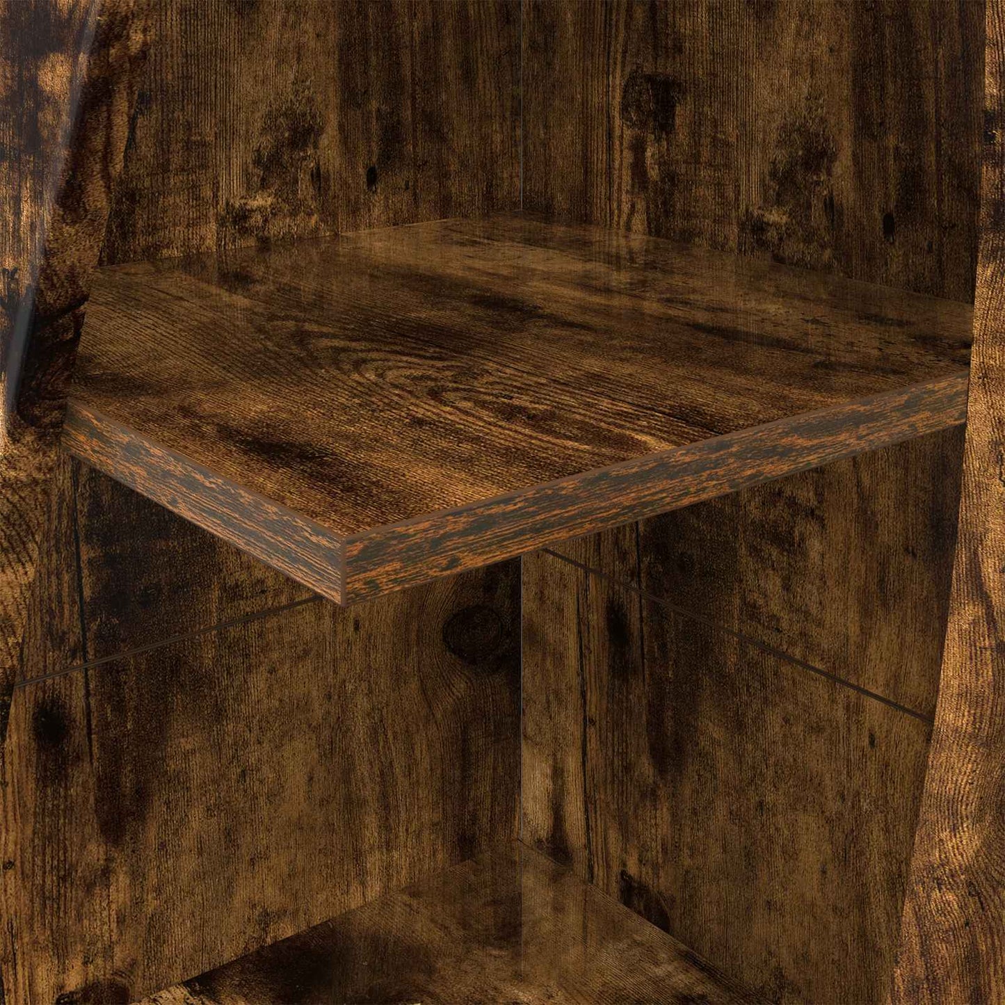 vidaXL Corner Cabinet 32x32x140cm Engineered Wood Smoked Oak