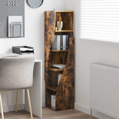 vidaXL Corner Cabinet 32x32x140cm Engineered Wood Smoked Oak