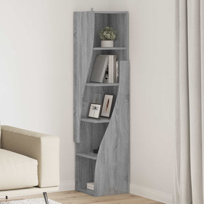 vidaXL Corner Cabinet 32x32x140cm Engineered Wood Grey Sonoma