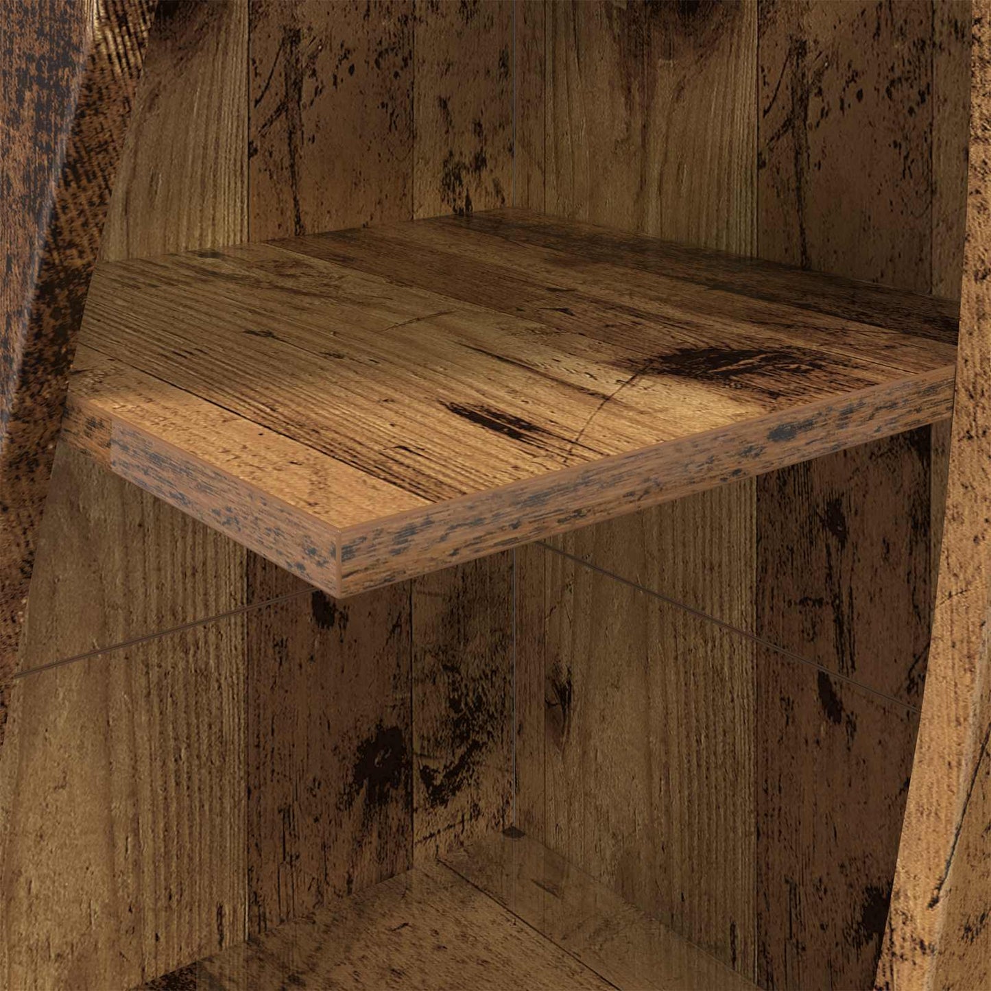 vidaXL Corner Cabinet 32x32x140cm Engineered Wood Old Wood