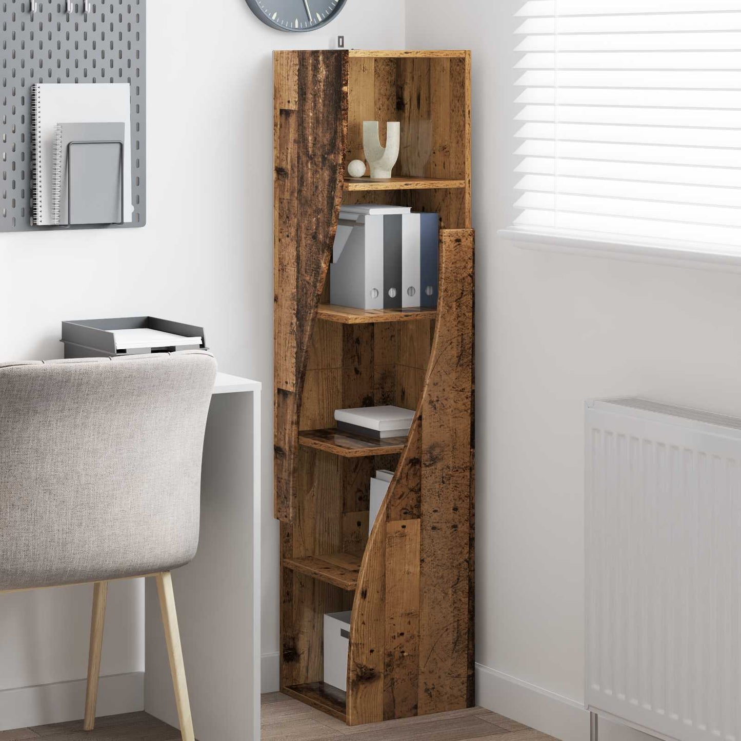vidaXL Corner Cabinet 32x32x140cm Engineered Wood Old Wood