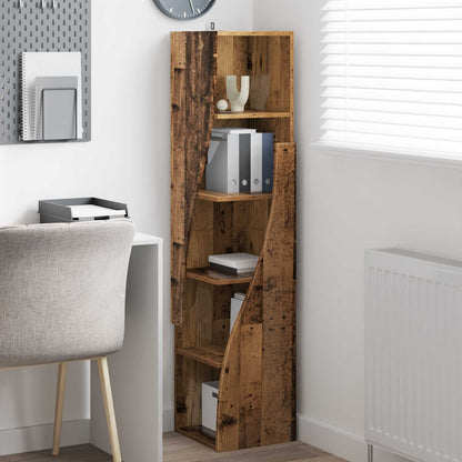 vidaXL Corner Cabinet 32x32x140cm Engineered Wood Old Wood